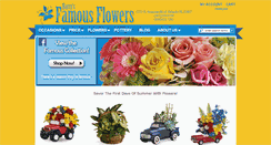 Desktop Screenshot of harrysfamousflowers.biz